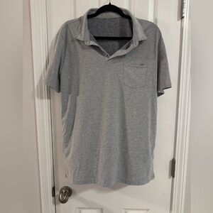 Vuori gray men’s polo shirt L